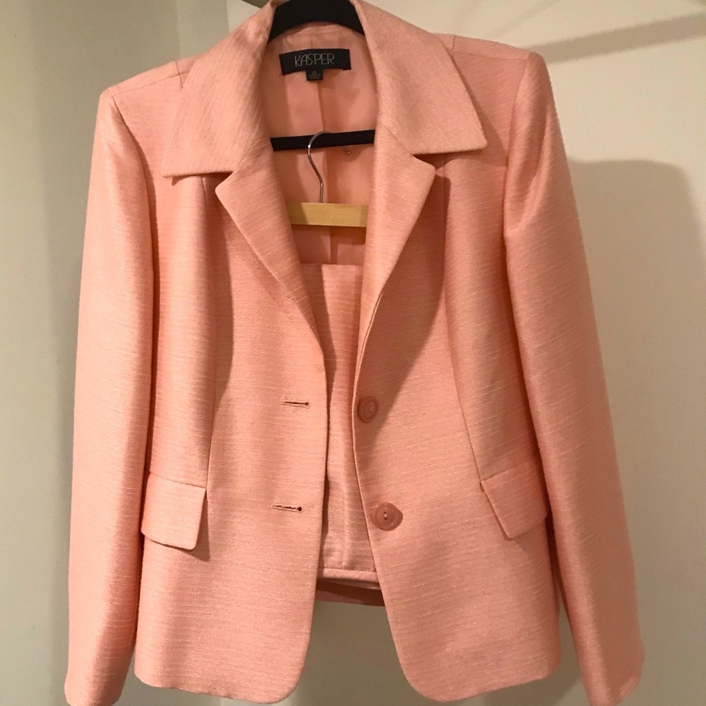 Kasper Pink Skirt Suit